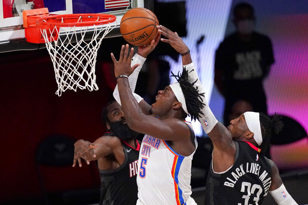 APTOPIX Thunder Rockets Basketball